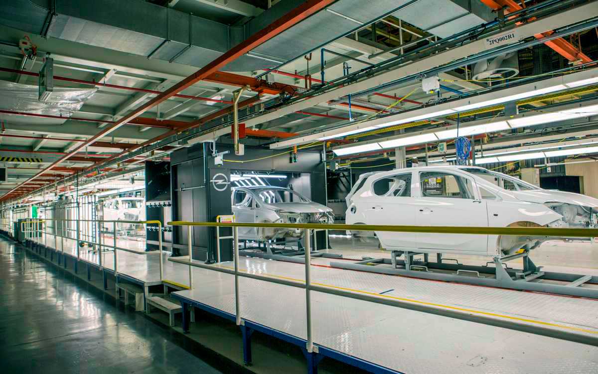 our Eagle eye inspection system in operation on the opel production line