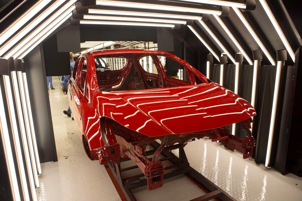 calidad de pintura brillante de coches TCI J3D